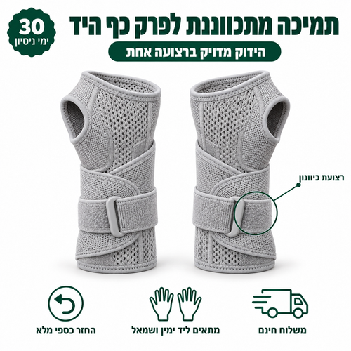 תומך פרק כף היד+ — זוג